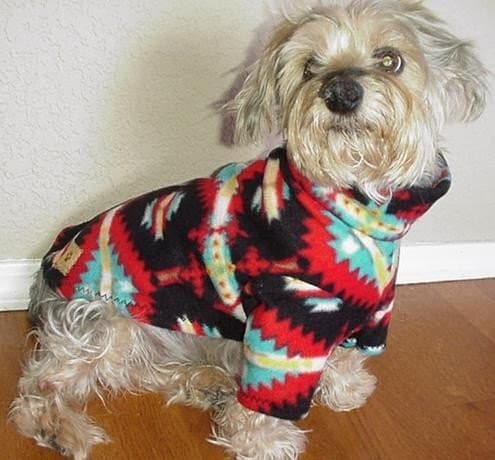 Notes for Home -- Fleece Dog Sweater - Psyclops' Parlour
