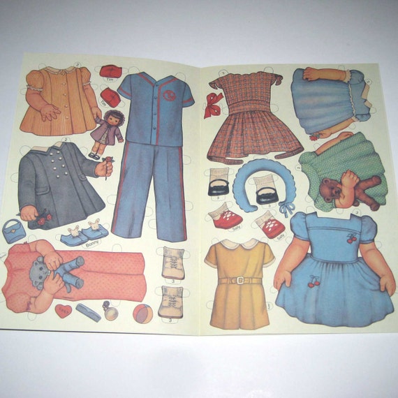 7 Darling Dolls Paper Dolls Reproduction Book Queen Holden New Adorable Shackman