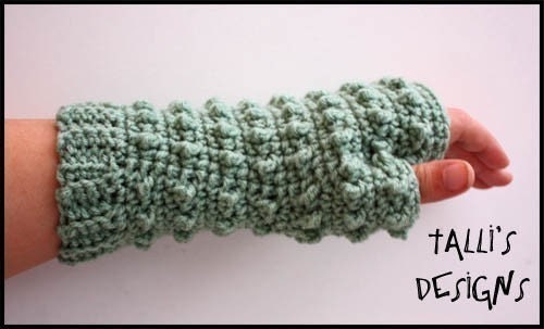 Easy Fingerless Gloves - Christmas Crafts, Free Knitting Patterns