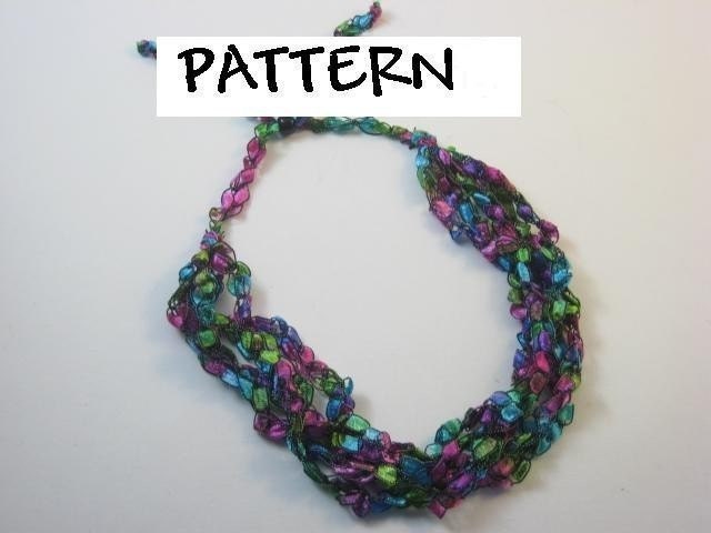Jewelry Made from Trellis Ribbon Yarn | ThriftyFun