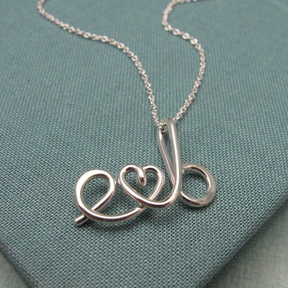 Two Lovers-Custom Initials Necklace