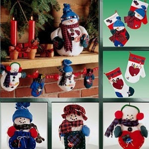 Quick Sew Funky Christmas Stockings @ full of fluff
