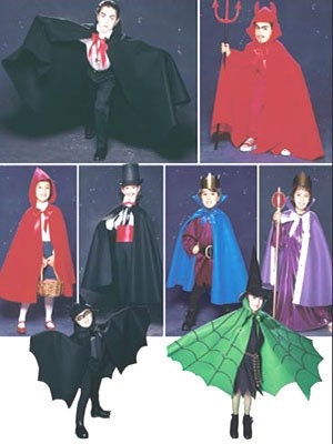 McCall's 4139 - Cape Costume, Lined or Unlined