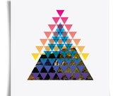 Pyramidica No.2 - Square Giclee Print