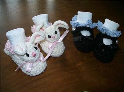 Crocheted Mary-Jane slippers Р’В« The little house by the sea