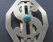 Vintage Silver Tone Money Clip