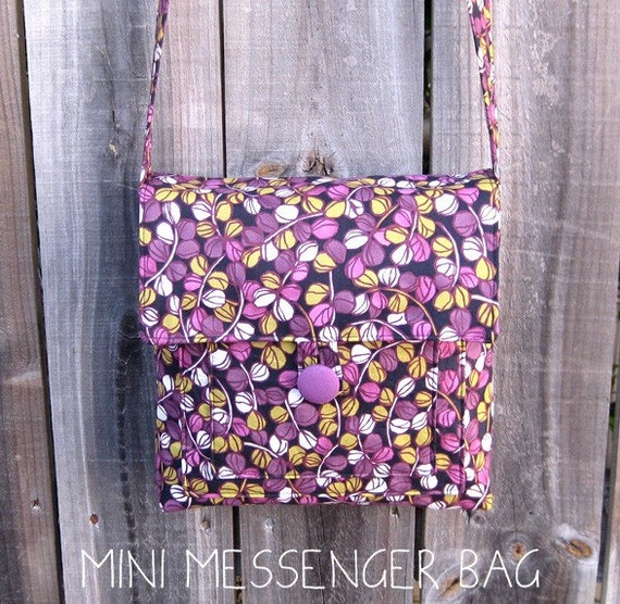 Sewing patterns messenger bag - TheFind