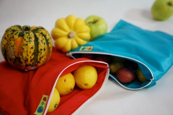 2 of the Gallon size  Zip it food storage bag Reusable and eco friendly