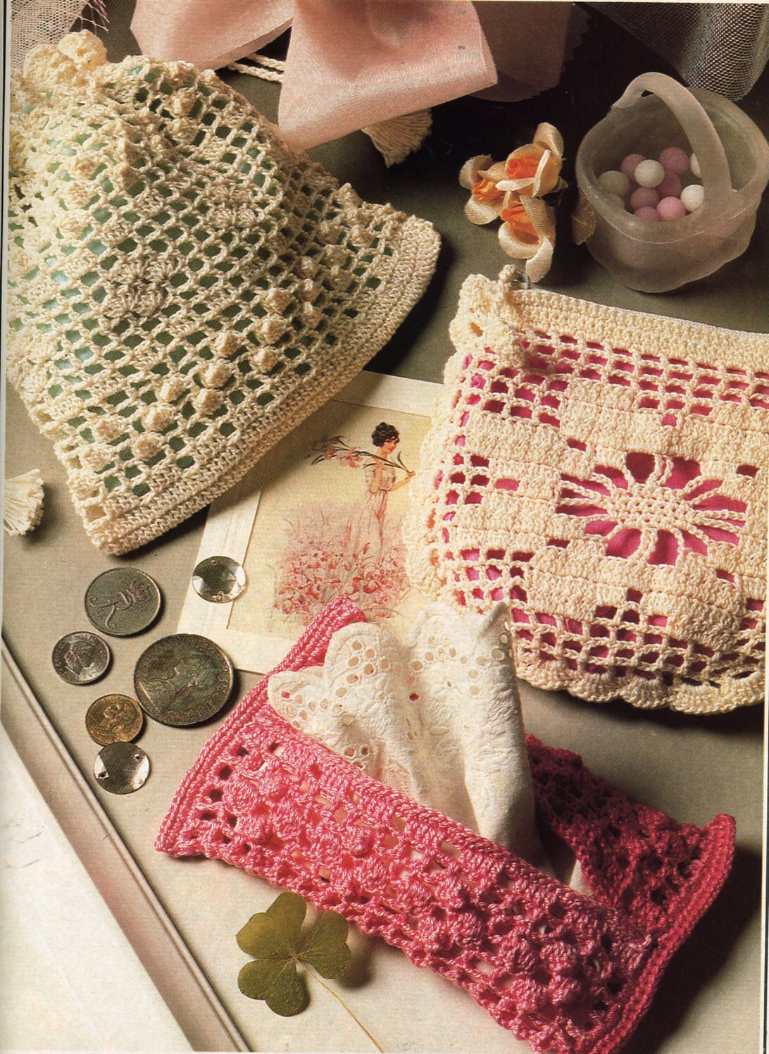 The Crocheted Bookmark: Spike Tissue Holder