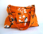 Sale % 10 off-NEW-Pleated-Orange-Large-Adjustable to Straps-Zipper Closure