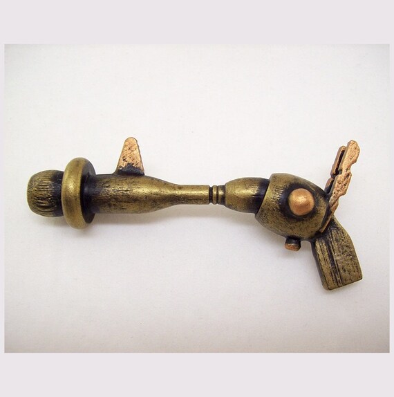 Dual Action Plasma Blaster Retro Ray Gun Wood by buildersstudio