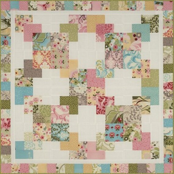 charm square quilt pattern on Etsy, a global handmade and vintage