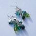 Spring Fever, a mix of green and silver, in glass and silver plated wire