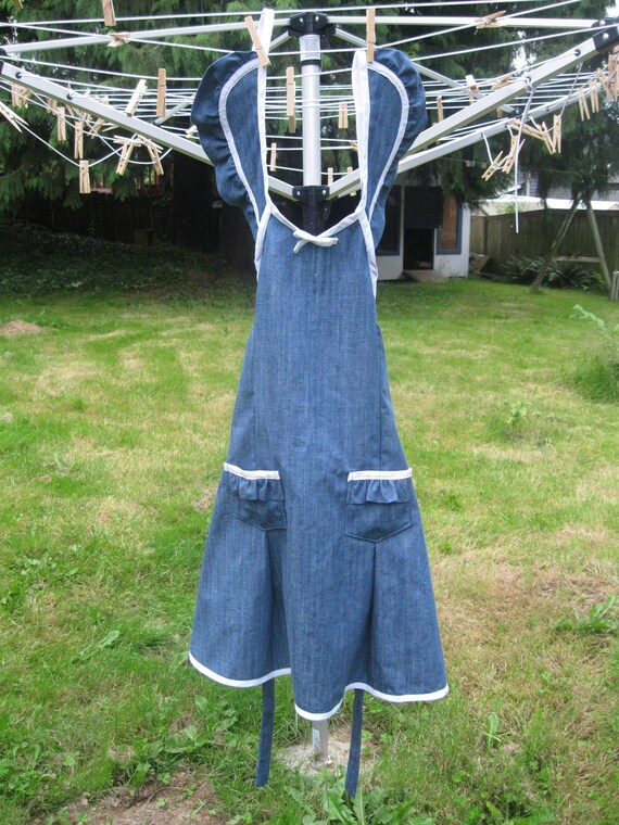 Made to Order Country Blue Denim Apron