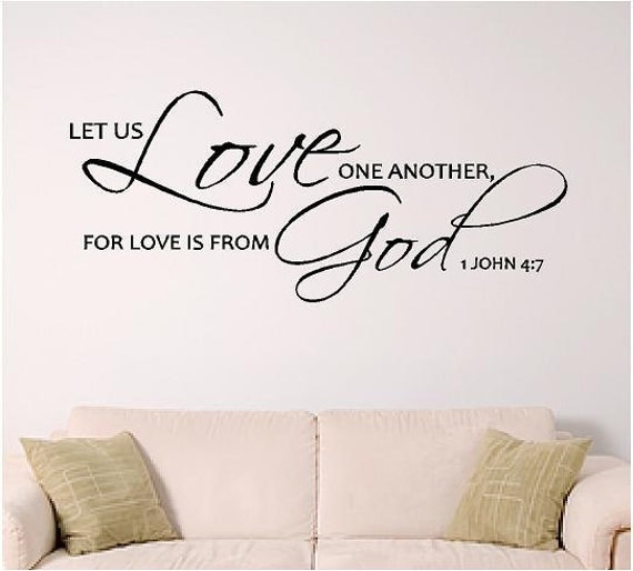 bible verse wall art, Love