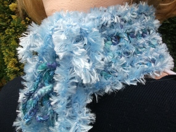 Crochet Collar/Scarflet/Neckwarmer in by UniquelyYourDesigns