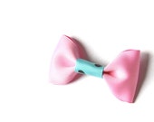 Delicious cotton candy pink with polka dots bow - lolita gothic sweet darling - xogertuinexo