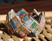 Comics Paper Origami Bangle Mickey Mouse - Eco Friendly Jewelry - Bracciale Carta Topolino