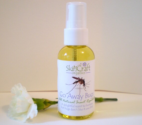 Natural Insect Repellent: Go Away Bugs-  Safe & Effective Organic Deet Free