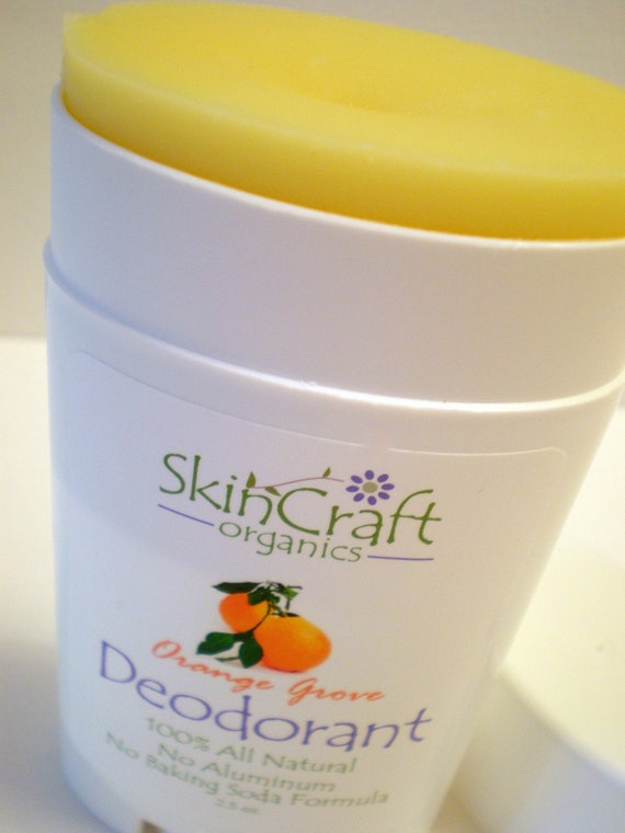 Natural Deodorant - Orange & Vanilla w/ Organic Shea Butter