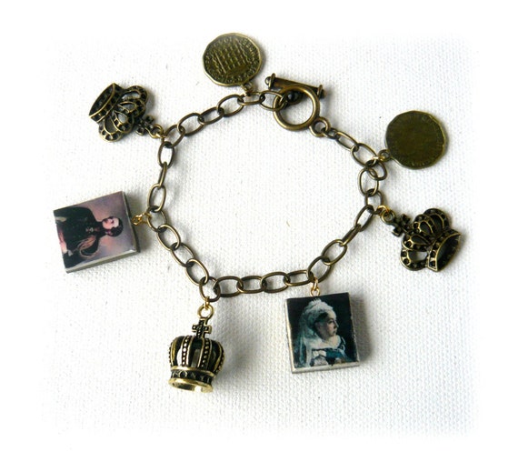 Kings Queens Charm Bracelet  Queens Victoria by Lottieoflondon