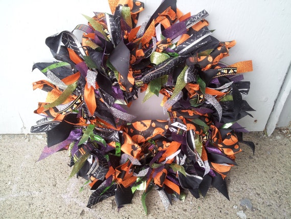 Halloween Ribbon wreath