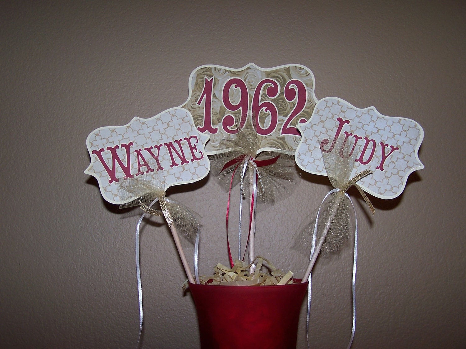 50th Anniversary Table Decorations To Make Photograph Tabl