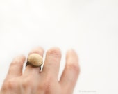 Minimalistic modern statement ring with handmade felt Unisex urban casual style Ready to ship now  All sizes Gift under 25 USD