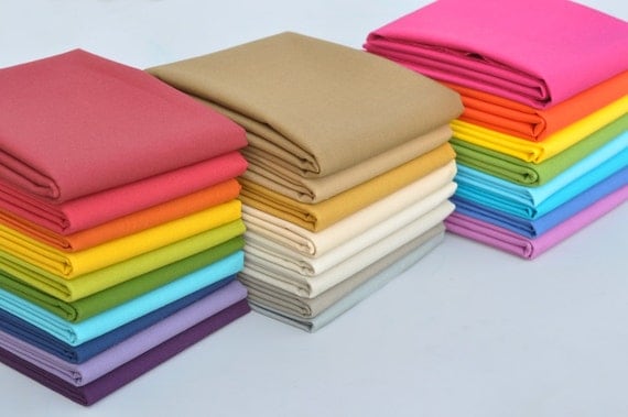 Fat Quarter Bundle of 26 New Bella Solids from Moda's Fall 2012 Release