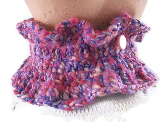 Scarflet Collar or NeckWarmer in Pinks & by UniquelyYourDesigns