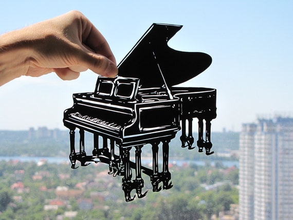 Grand Piano Handmade Original Papercut Gift by DreamPapercut