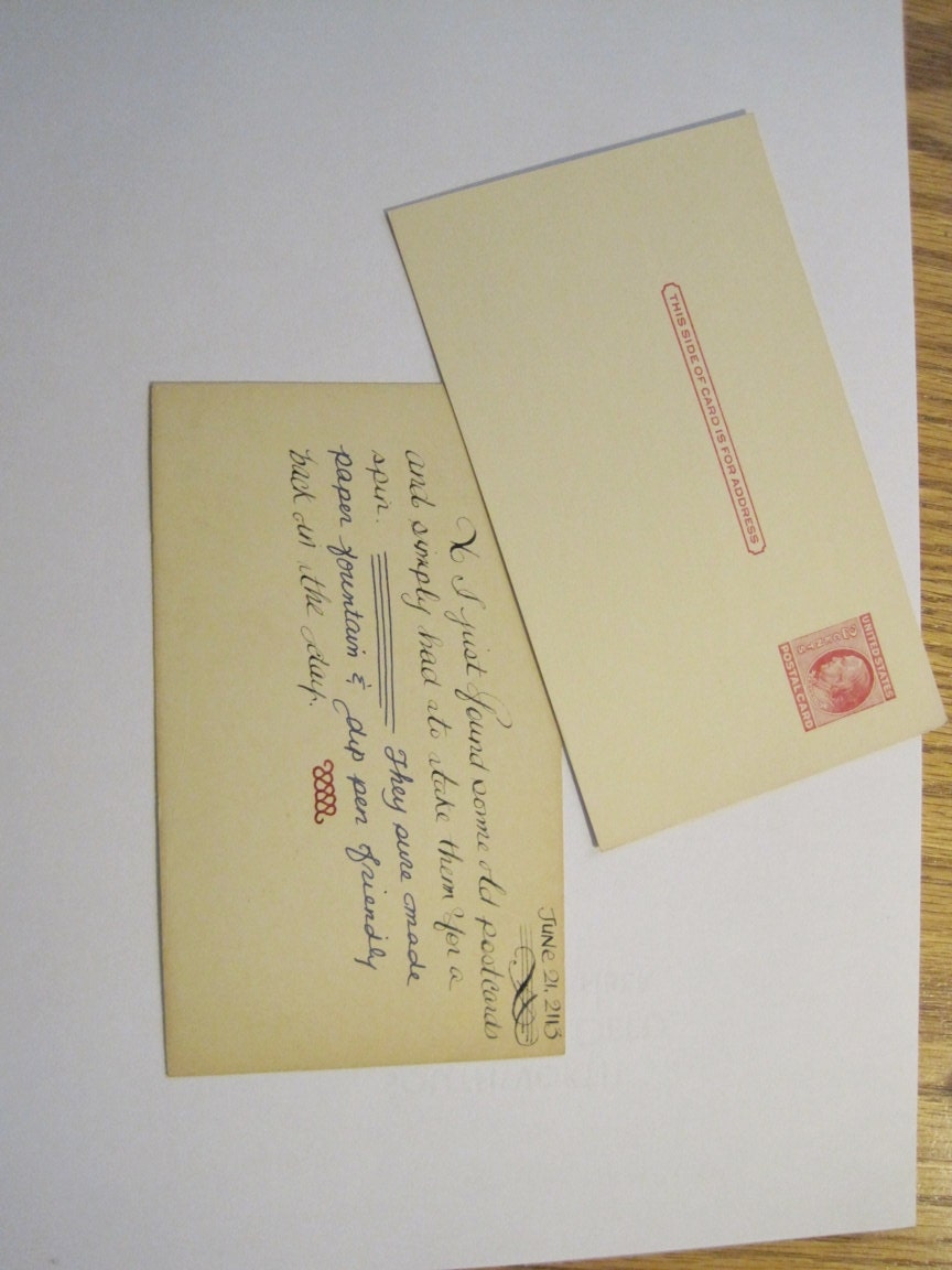 2 cent USPS Postcards circa 1952 Batch of 10