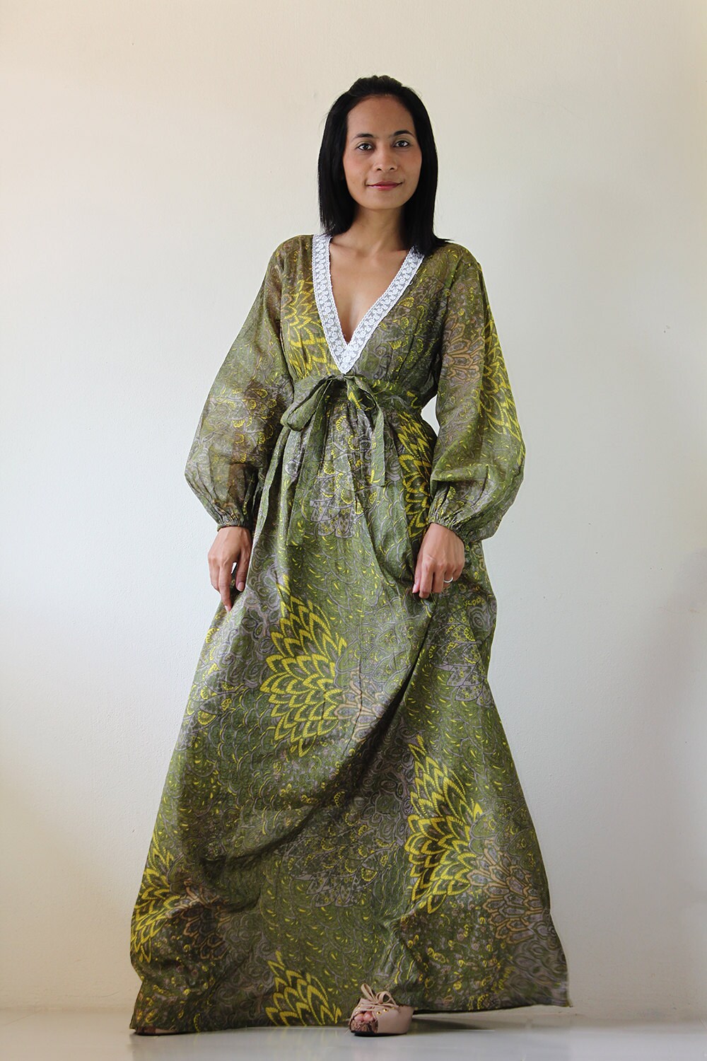 Asian Maxi Dress