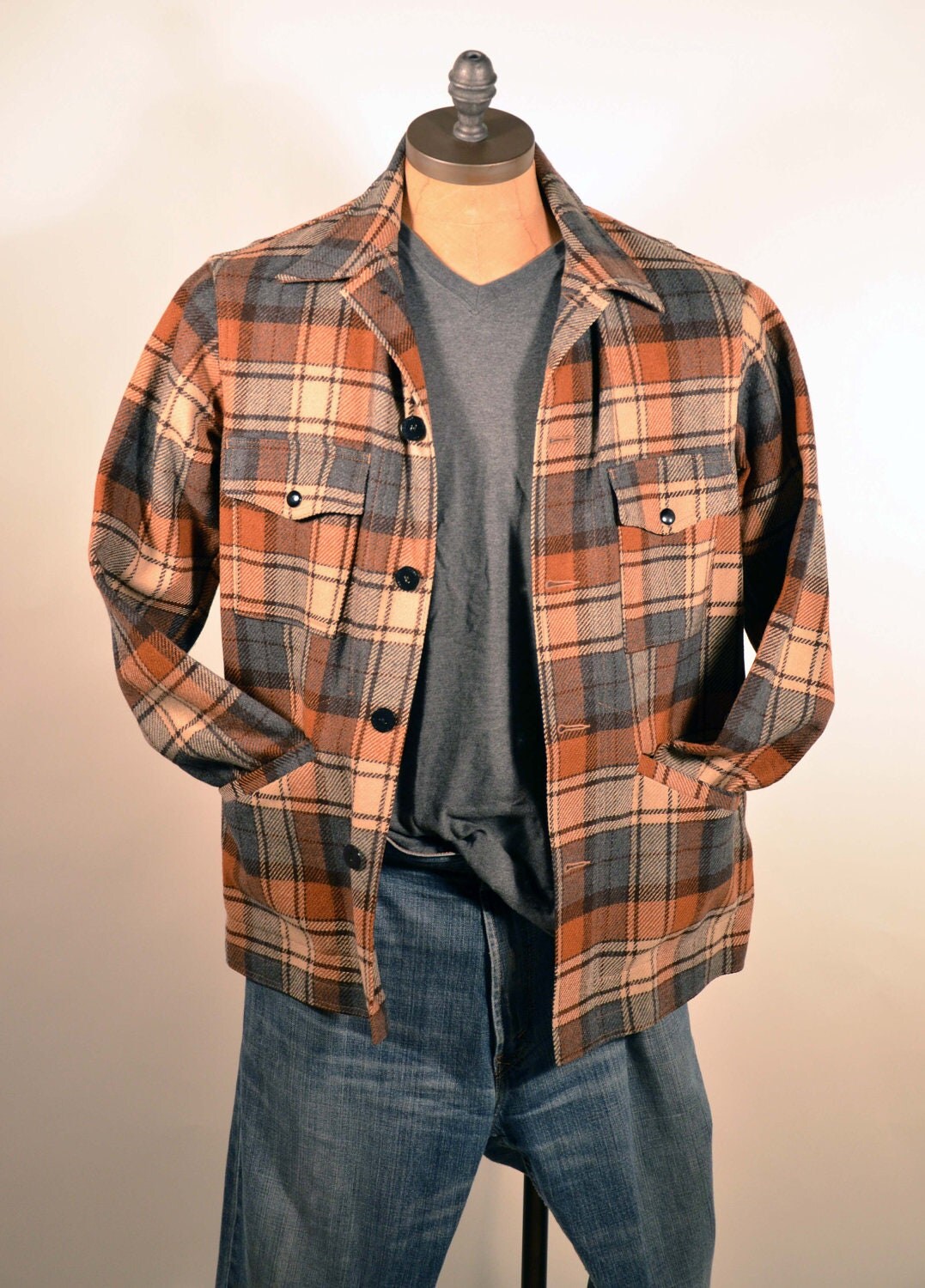 Pendleton Jacket | Women's plaid shirt, Pendleton jacket, Mens outfits