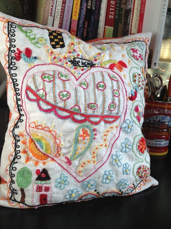 Be Bold Stitchery Sampler and Kit