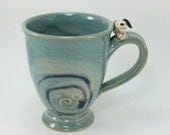 tremendous turquoise  beagle mug