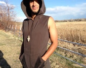 Pacha PLay Mens Vest with pockets-techno-tribal-ninja-psytrance