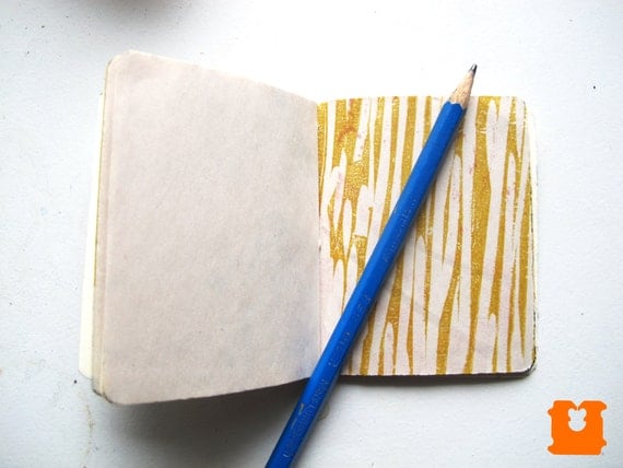 Japanese Stab Stitch Sketchbook with cotton rag paper for