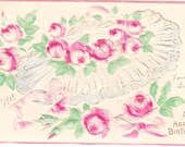 Vintage Birthday Postcard Early 1900's (fpc318)