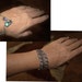Charm bracelet, Hamsa bracelet, evil eye, gold bracelet, silver bracelet, fleur de lis bracelet, Beaded bracelet, Silver bracelet, Beadwork