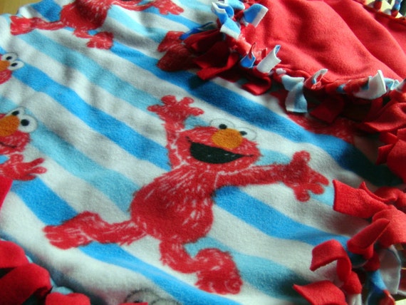 Fleece Blanket - Elmo Knot Fleece Blanket