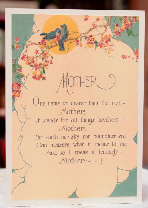 Mother's Day Motto Card