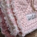 Rag Quilt Pink Crib or Toddler Size Puttin on the Ritz
