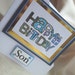 Handmade Card - Happy Birthday Son - Hand Stamped and Water Coloured