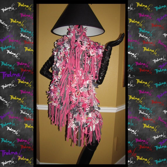 Hipster FUNKY upcycled one of a kind custom made UNISEX Rag Scarves