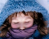 Winter Photograph - Frosty Portrait - Fallen in Snow 8x10