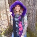 Cheshire Cat Scoodie, Patchwork Scoodie, Hippie Hood, Dreadlocks, Dread Hood, Patchwork Clothes, Hula Hoop, Festival