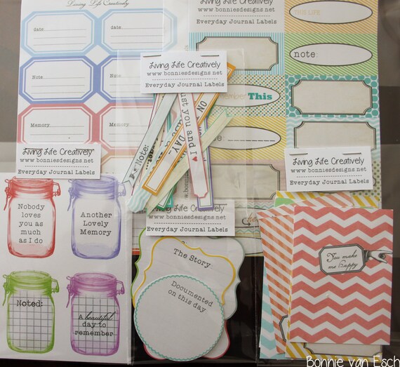 Everyday Journal Bundle for scrapbooking and project life