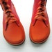 Size UK 6, MOONSHINE in Scarlet, Marmalade 2355 Handmade leather Fairy tale boots, by Fairysteps Shoes