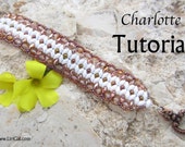 Charlotte Twin  Superduo  Beadwork Bracelet PDF Tutorial